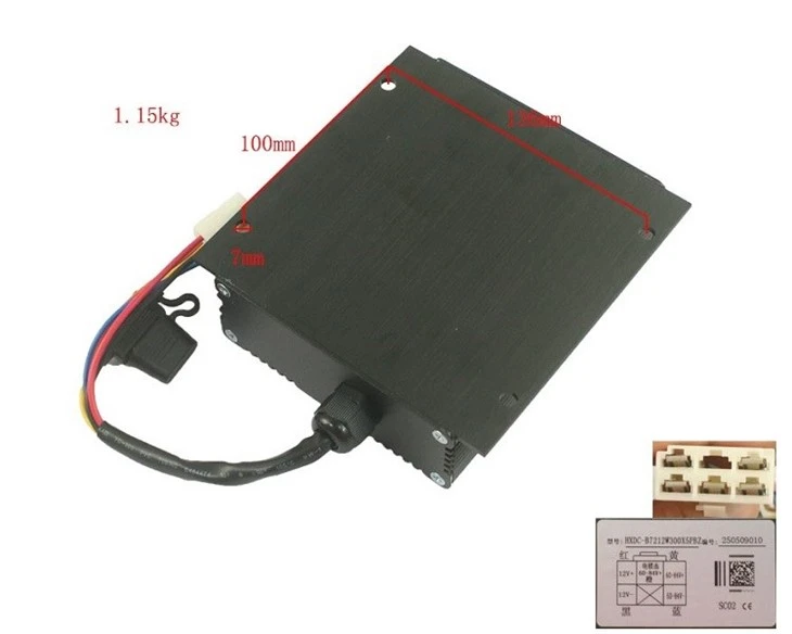 80V To 12V Conversion, Forklift Parts B7212W300X5PB Voltage Converter, 100% Premium factory