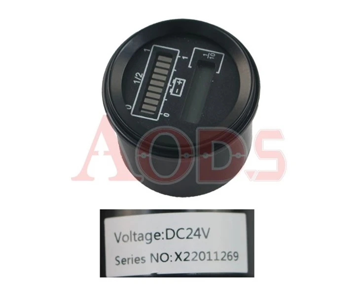 Battery Indicator, Forklift Parts DC 24V Lida Electricity Meter (B902C-D1) factory