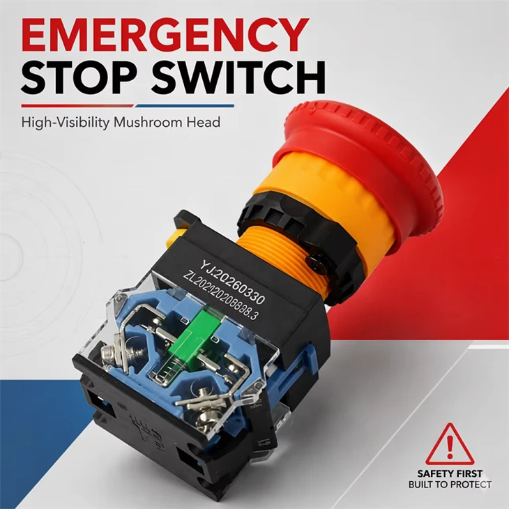 Forklift Emergency Stop Switch, LA38-11ZS Emergency Disconnect Switch For Nichiyu.FB20 factory