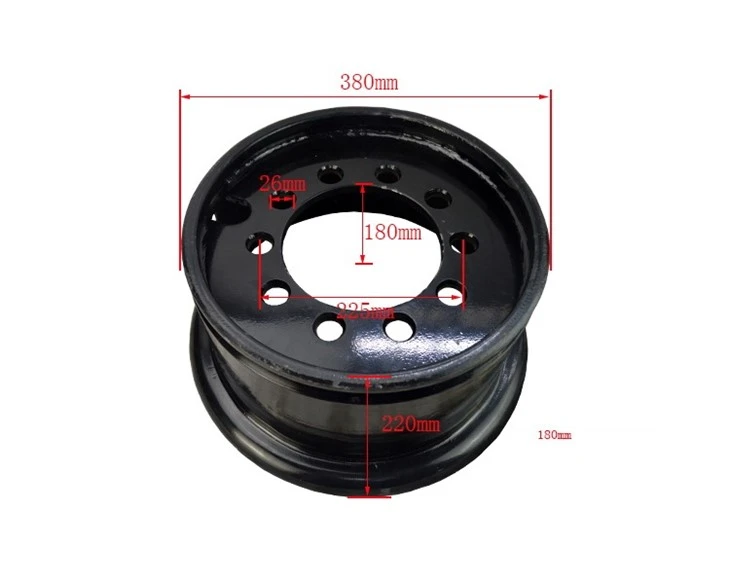 Forklift Parts 0009932143 10 Hole 28*9-15 Wheel Rim For Linde 392/352 (0009932099)