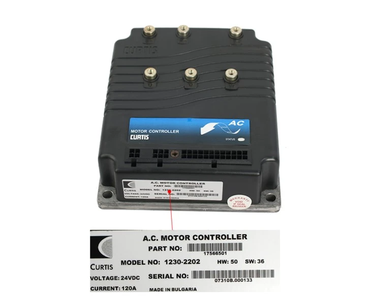 Forklift Parts 1230-2202 AC Motor Controller 24V/120A For Electric Vehicle, Original