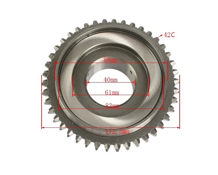 Forklift Parts 12493-42081/15573-42081 Gear, Counter Shaft High Speed For Hl, Cpcd10~30