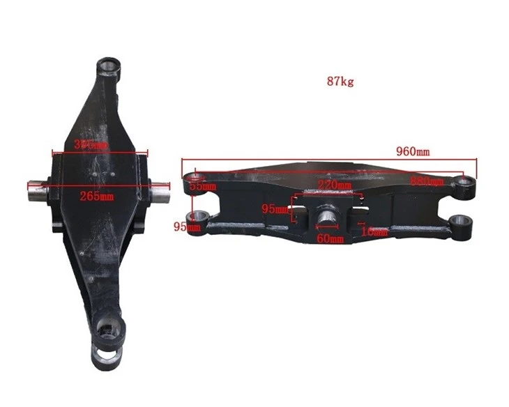 Forklift Parts 12709862-00 Rear Axle For Byd.CPD40, 100% Premium factory