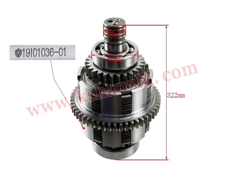 Forklift Parts 128E3-80231 Hydraulic Clutch Assembly For Baoji 4.5 Ton, Original factory