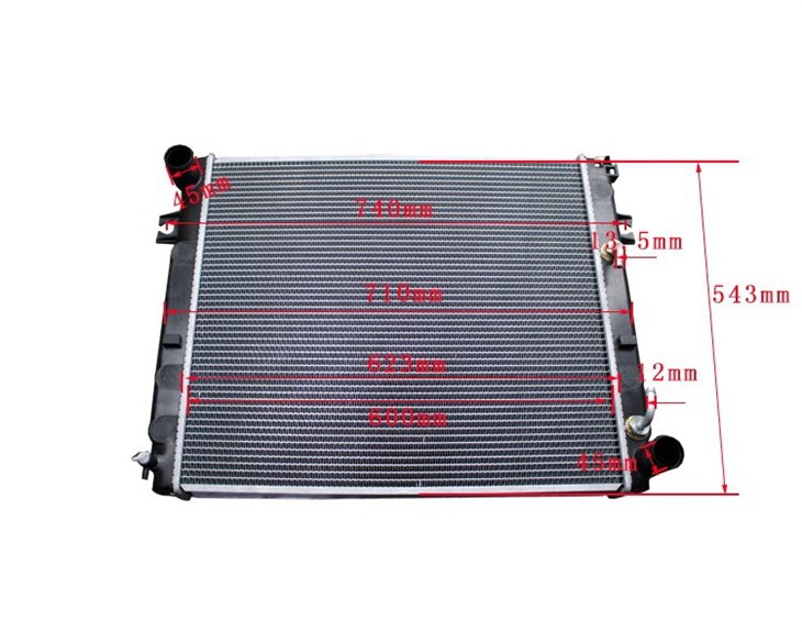 Forklift Parts 16410-N3250-71 Hydraulic Oil Cooler Radiator For 8FD60~80N suppliers