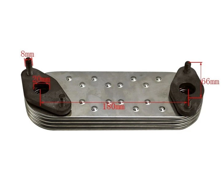 Forklift Parts 21355-06J01 Engine Oil Cooler Assembly For Nissan TD42, 100% Premium suppliers