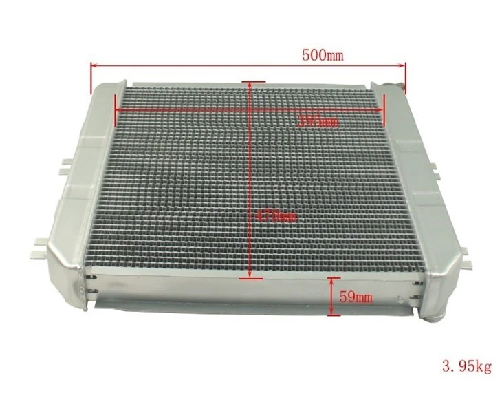 Forklift Parts 21460-40K02 Mechanical Aluminum Radiator For Nissan, J02/TD27 factory