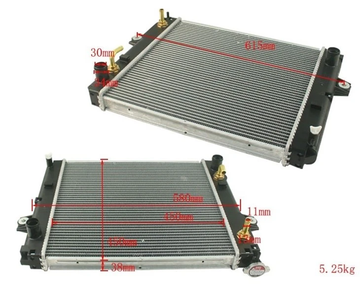 Forklift Parts 218N2-10101 Oil Cooler Hydraulic Radiator For TCM/H15 factory