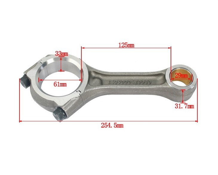 Forklift Parts 2409000420000/490B-04201 Engine Connecting Rod For 490/4C2-50V32 factory