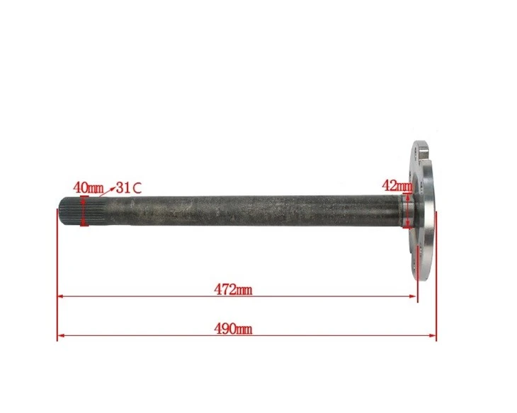 Forklift Parts 42312-23320-71 Axle Shaft For 7~8FB20-25, Premium high quality