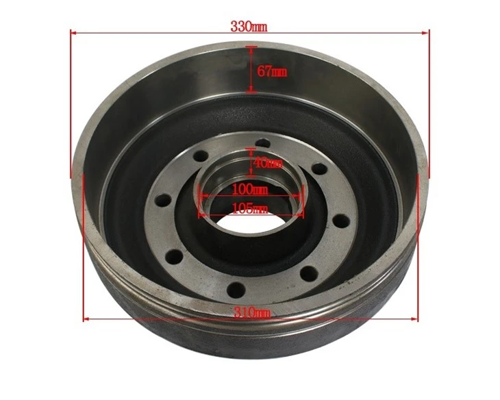 Forklift Parts 42411-N2070-71 Brake Drum& Hub For Toy. 8FD25, 100% Original factory