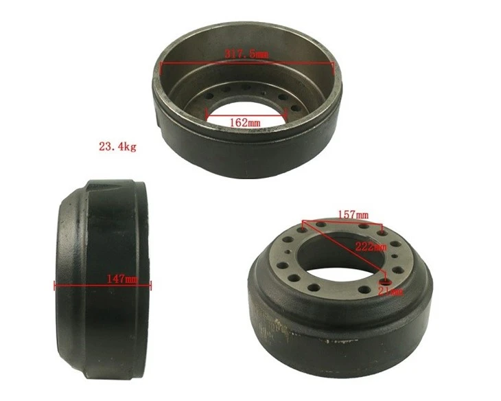 Forklift Parts 42433-30552-71 Brake Drum For 5F-7FD40, 100% Original best