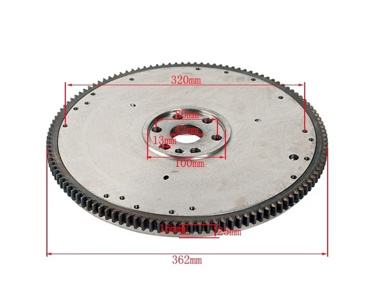 490QC-2409000510033 Engine Flywheel Assembly For Quanchai 4C2-50V32, Original suppliers