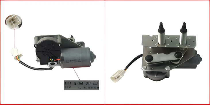 Forklift Parts 58530-26600-71 Rear Wiper Motor 12V For 8FD10~80N, Genuine factory