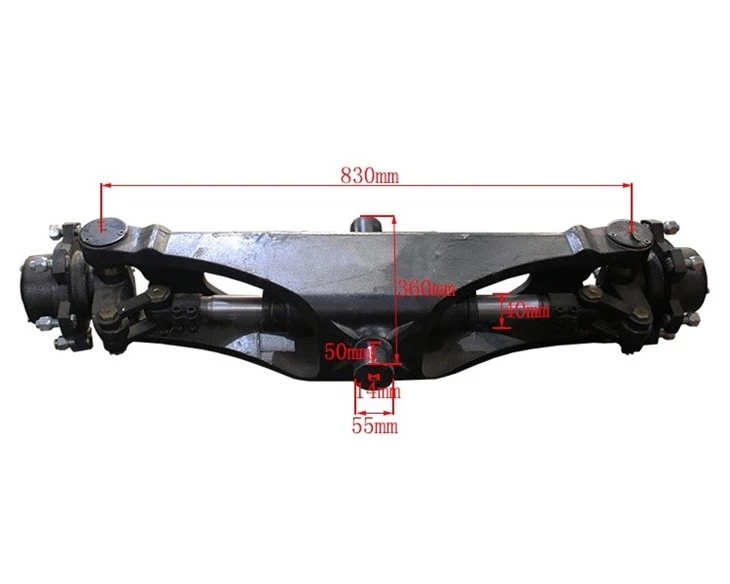 Forklift Parts A300-220000-000 Rear Axle Assembly For Cpcd20~30