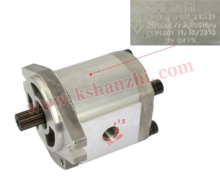 Forklift Parts CBD-F316L21S Hydraulic Gear Pump 11 Teeth For Volkswagen