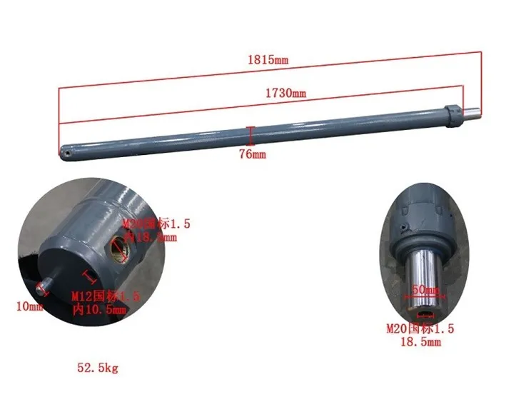 Forklift Parts D30A8-40401B Hydraulic Lifting Cylinder For Hl, CPC35-Q9K suppliers