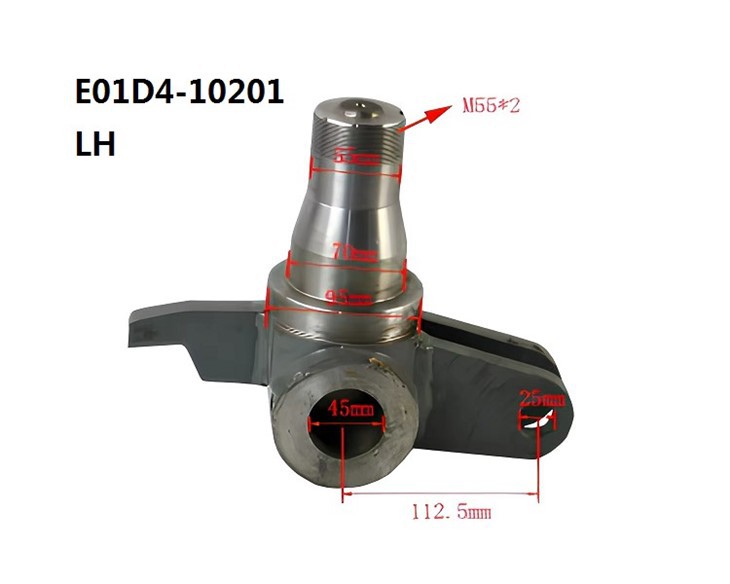 Forklift Parts E01D4-10401/E01D4-10201 Steering Knuckle For H2000, CPCD45 best
