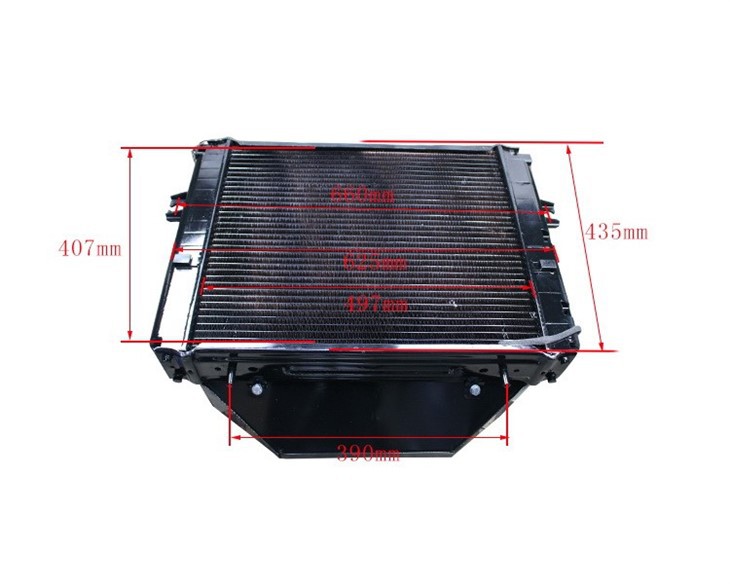 Forklift Parts H2A72-10201 Radiator For H2000/V3600/490, Mechanical factory