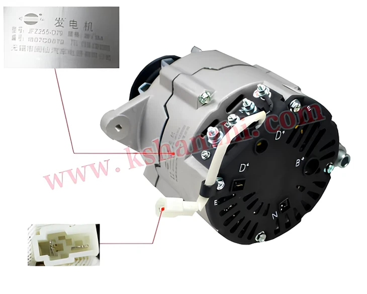 Forklift Parts JFZ255-D79 Alternator& Generator 28V/55A For Chaoyang 6102, Original factory