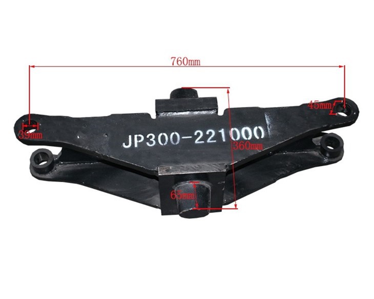 Forklift Parts JP300-221000-000 Rear Axle For CPD20-35, J Series, 100% Premium