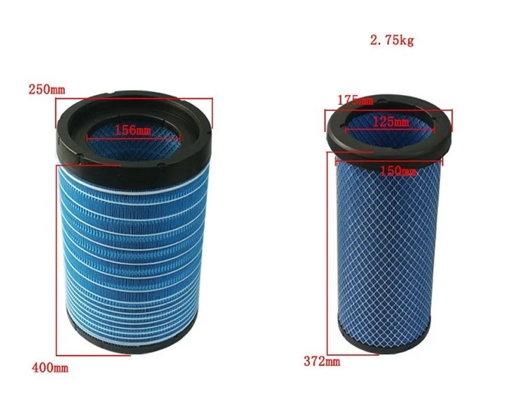 Hanzhi Spare Parts KP2540 Air Filter For Hc, 25Ton,Premium Quality factory