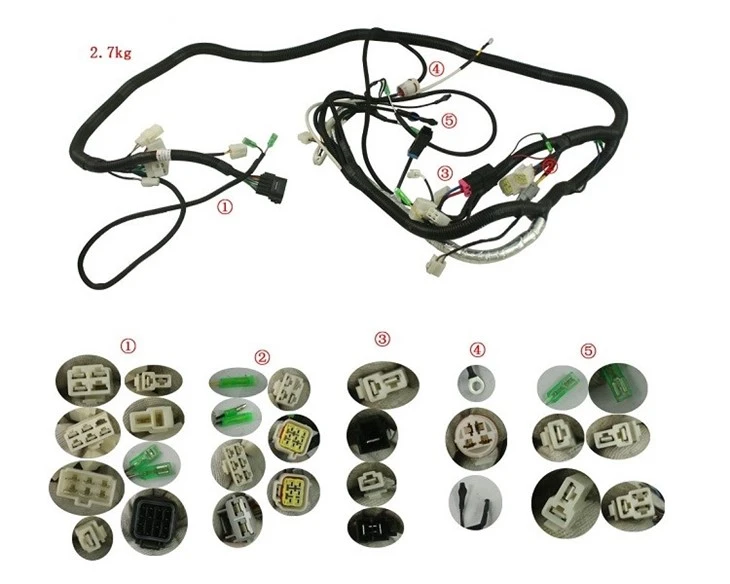 Forklift Parts LD030DIII.15.22 Wire Harness, Combination Meter For Lonking LG30DT, Original suppliers