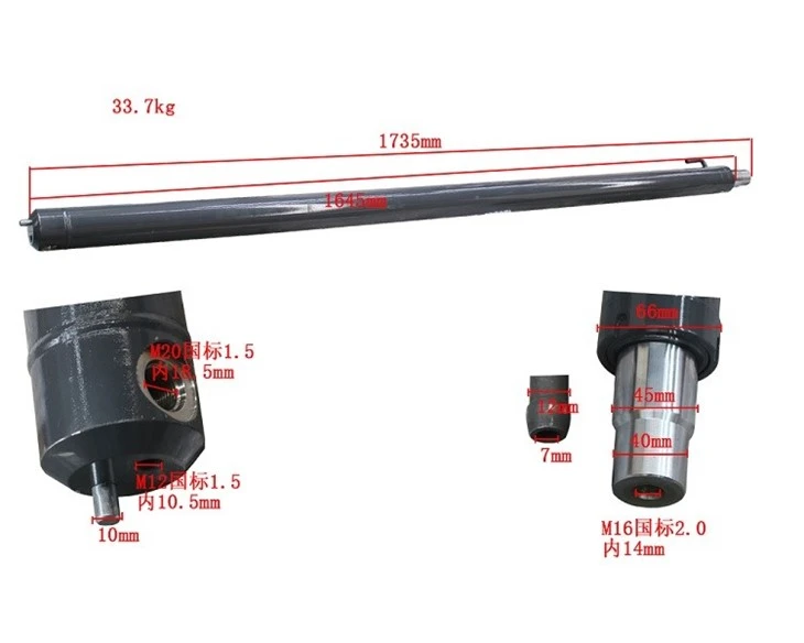 Forklift Parts LGCC30-TSGZC-3M Hydraulic Lifting Cylinder For Lonking.FD30T, Original factory