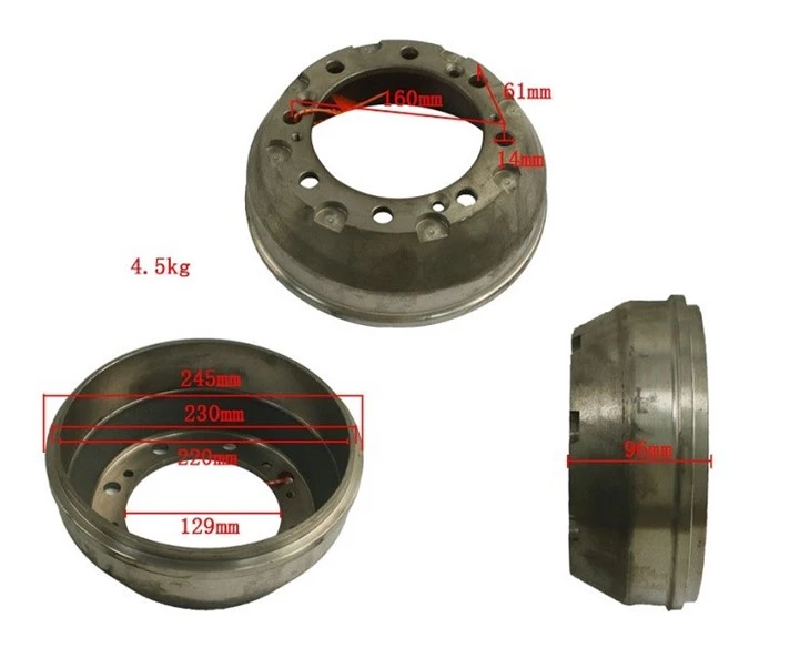 Forklift Parts M21D3-02011 Brake Drum For Hl, BD20 Electric Tow Tractor best