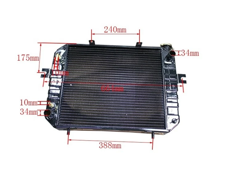Forklift Parts M30221S01000 Hydraulic Copper Radiator For Maximal/S4S, 100% Premium suppliers