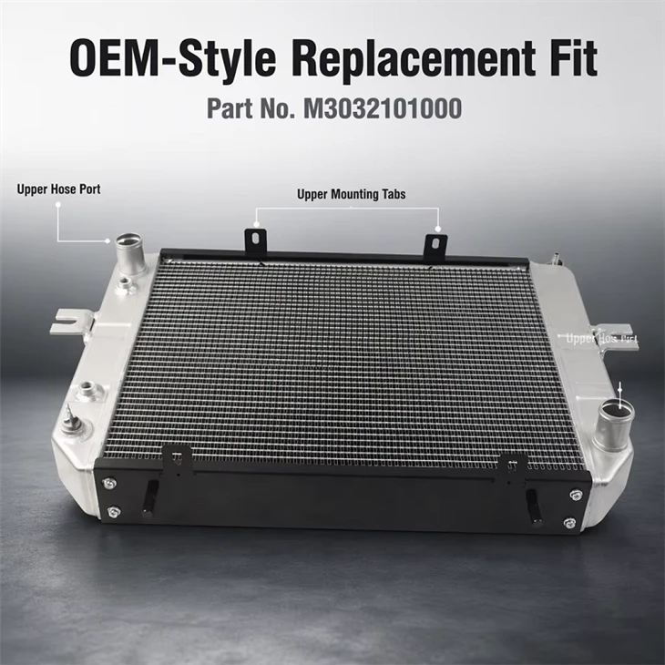 Forklift Parts M3032101000 Hydraulic Aluminum Radiator For Maximal& 490BPG factory