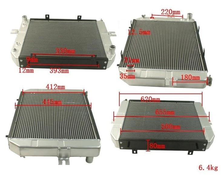 Forklift Parts M3032101000 Hydraulic Aluminum Radiator For Maximal& 490BPG price