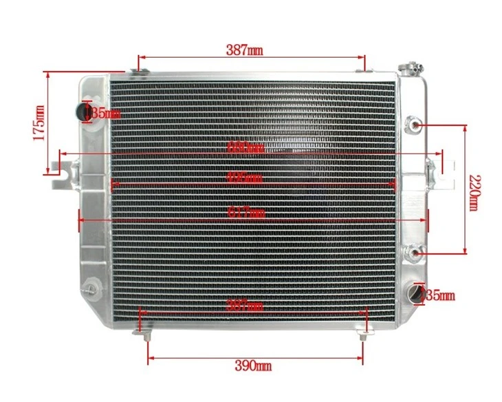 Forklift Parts Oil Cooler Hydraulic Aluminum Radiator For Lonking Forklift (LG30D-D2) suppliers