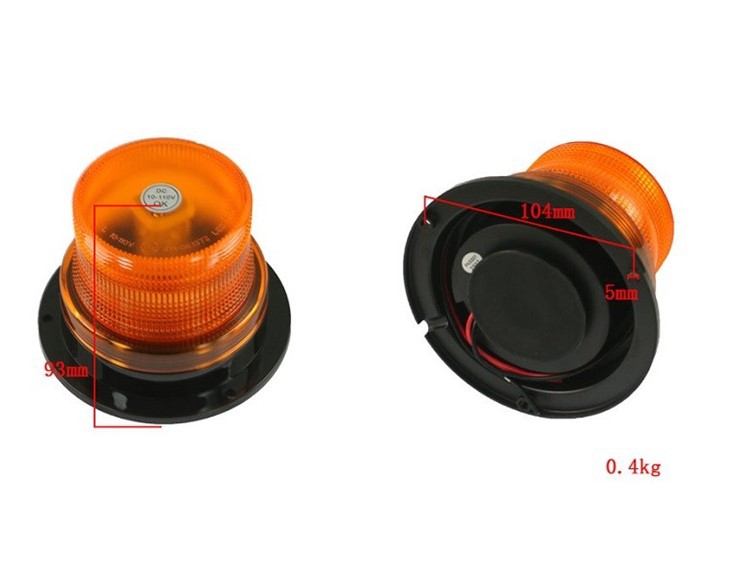 Forklift Parts Strobe Light, 12-110V Led Emergency Warning Lamp With Magnet (SG-SR4-D1) suppliers