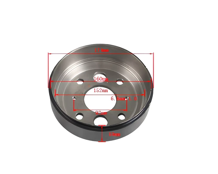 Forklift Parts WH1064-DW-303-01 Brake Drum For QDD2-CIS, 100% Premium