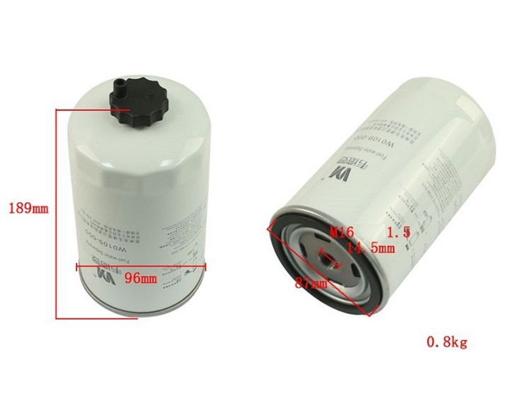 Forklift Parts XR708-341000-G00 Fuel Filter For Chaochai 6BG3 suppliers