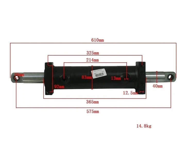 Forklift Spare Parts 12768903-00 Power Steering Cylinder For Byd. 2-2.5T, 100% Premium suppliers