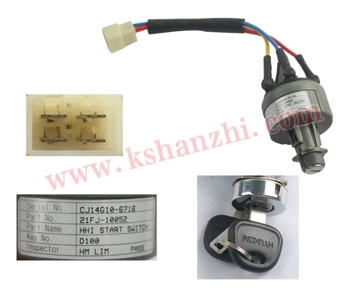 100% Original, 21FJ-10051 Ignition Starter Switch For Hyundai Forklift suppliers