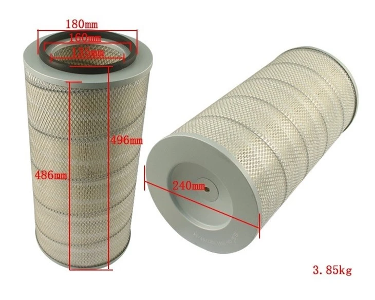 Forklift Spare Parts Air Filter For Jac 12-15Ton (CA-7041-D1) factory