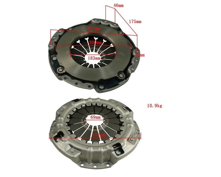 Forklift Spare Parts K3FC3-10301 Clutch Cover Assembly For Hl, Cpcd50, 100% Genuine suppliers
