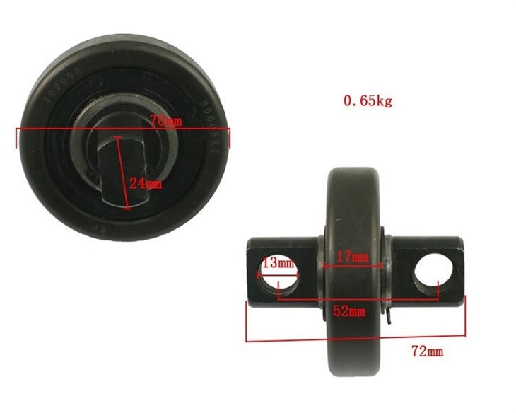 Forklift Spare Parts X15M300-304000-000 Side Roller 70*72mm For Hc, X15 factory