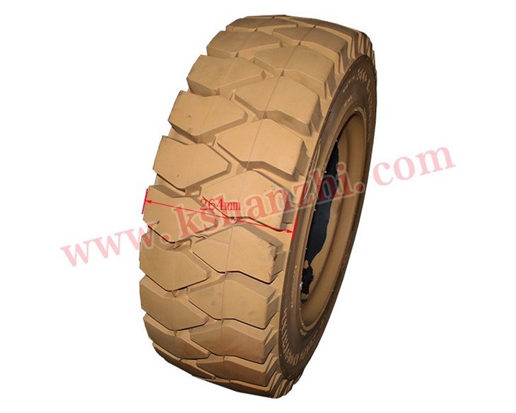 Rubber Solid Tire, Forklift Parts Eco-friendly Tire 300-15 (ZX-300-15/C8900HB) factory