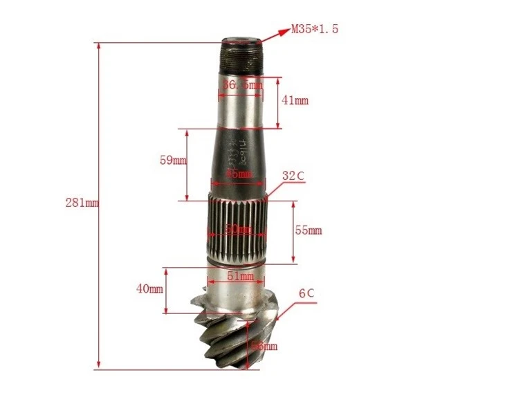 Hanzhi Spare Parts 12833350102 Spiral Bevel Gear For Linde.1283, 100% Original suppliers