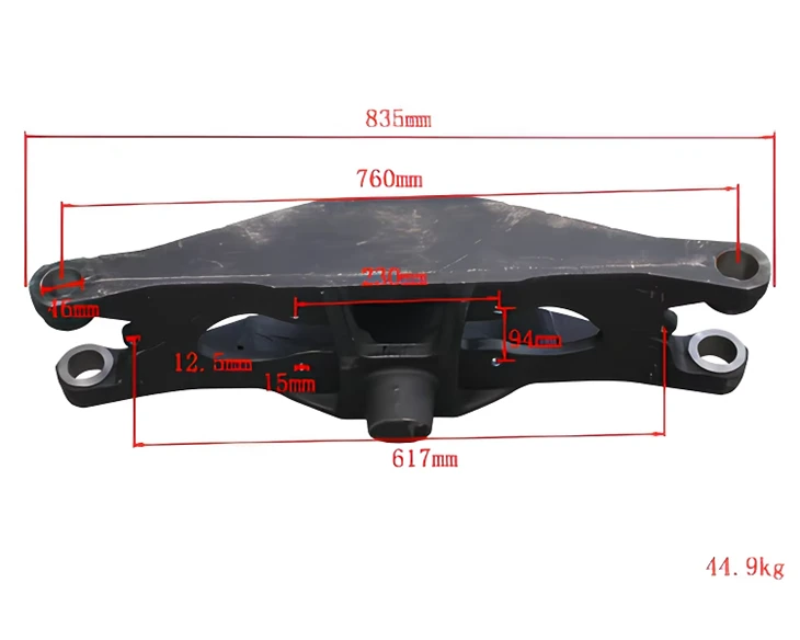 Hanzhi Forklift Parts XE250-220006-000 Axle Rear For CPD30, Original Quality suppliers