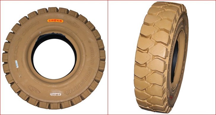 Hanzhi Forklift Tyre, Rubber Solid Tire, Forklift Parts 500-8 Eco-friendly Tire factory
