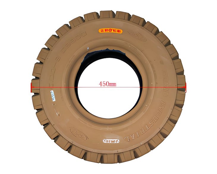 Hanzhi Forklift Tyre, Rubber Solid Tire, Forklift Parts 500-8 Eco-friendly Tire