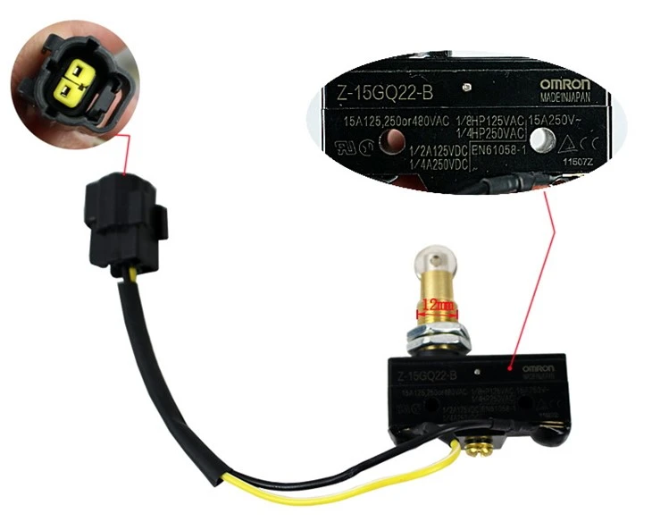Micro Switch Forklift Parts A73J2-40402A Inching Switch For CPD10~35
