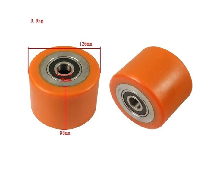 Polyurethane Steel Core, Forklift Parts 127*98-25 Roller- Load Wheel For Hyster. N35ZR-16 factory