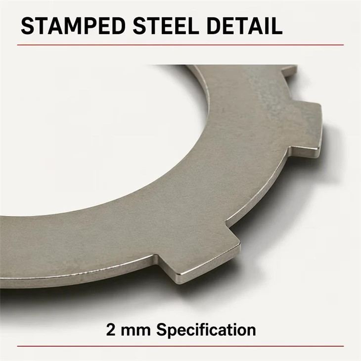 Separator Plate,152.5*87.5*2 Steel Plate For Lonking 5-7Ton (LG5-7T-15943-82451-JK) high quality