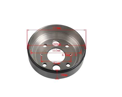 Forklift Parts WH1064-DW-303-01 Brake Drum For QDD2-CIS, 100% Premium